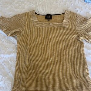 Medium yellow stripped shirt